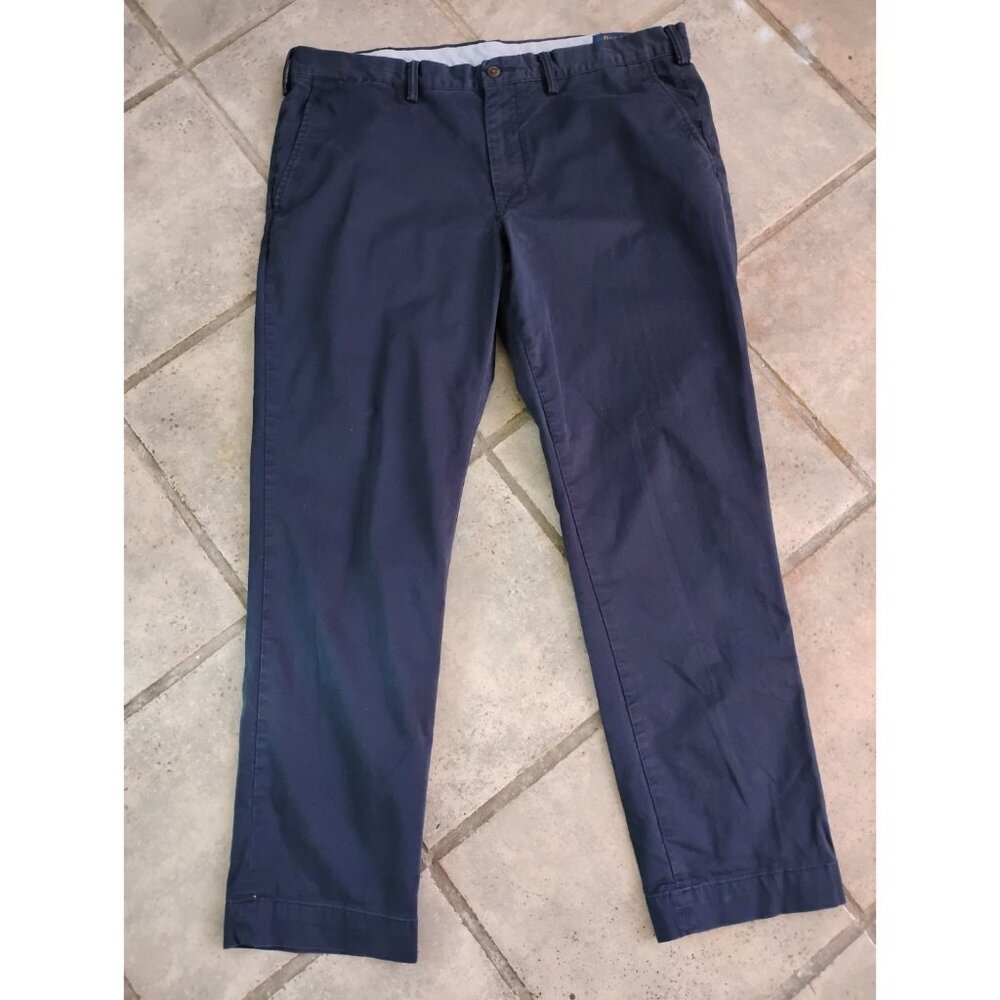 Polo Ralph Lauren Stretch Slim Fit Chino Classic Cotton Twill Pants 38X30 Blue